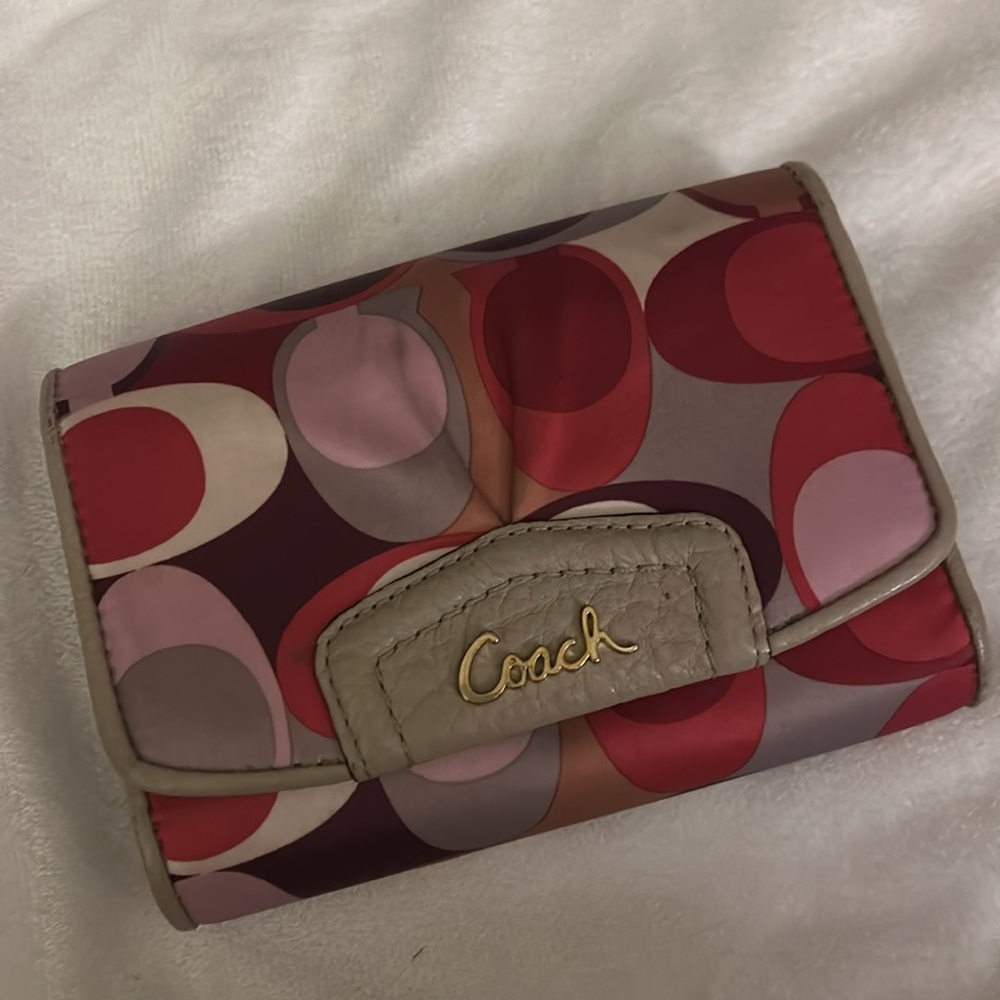 Coach multicolor wallet